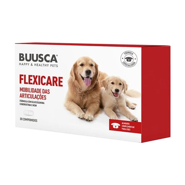 Buusca Flexicare 30 Comprimidos Cão buusca-flexicare-cao-mobilidade-das-articulacoes-30-comprimidos-MUKUG.webp