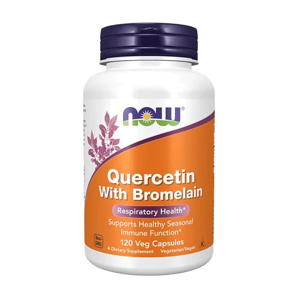 Now Quercetin with Bromelain 120 Veg Capsules