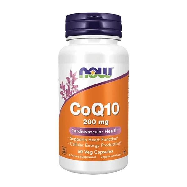 Now CoQ10 200mg 60 Veg Capsules