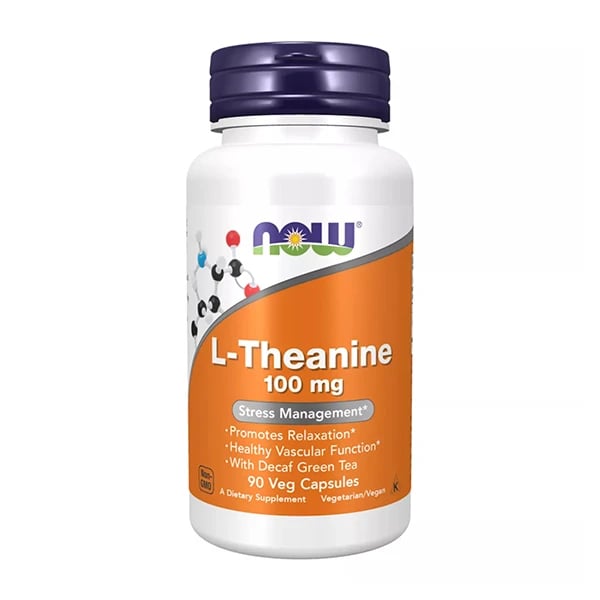 Now L-Theanine 100mg 90 Veg Capsules