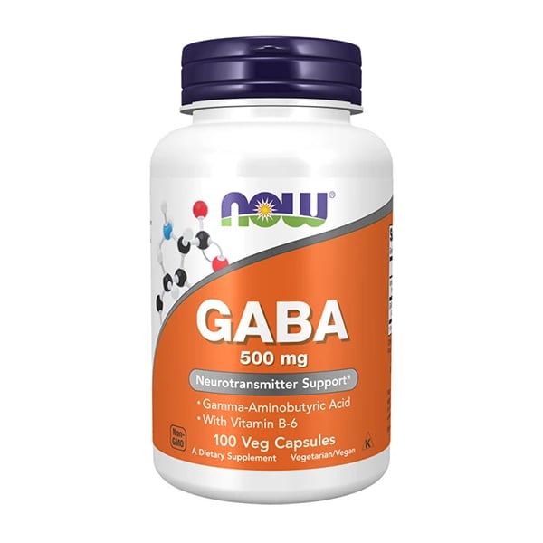 Now GABA 500mg 100 Veg Capsules