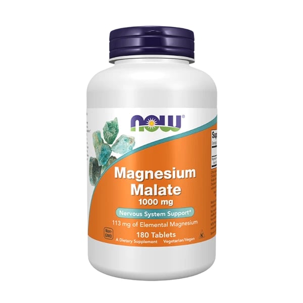NOW Magnesium Malate 1000mg 180 Tablets