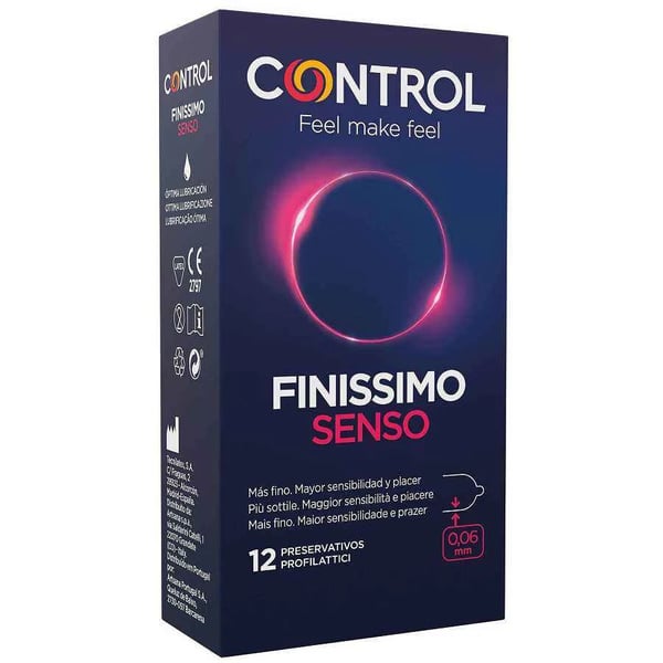 Control Preservativos Finissimo Senso 12 Unidades