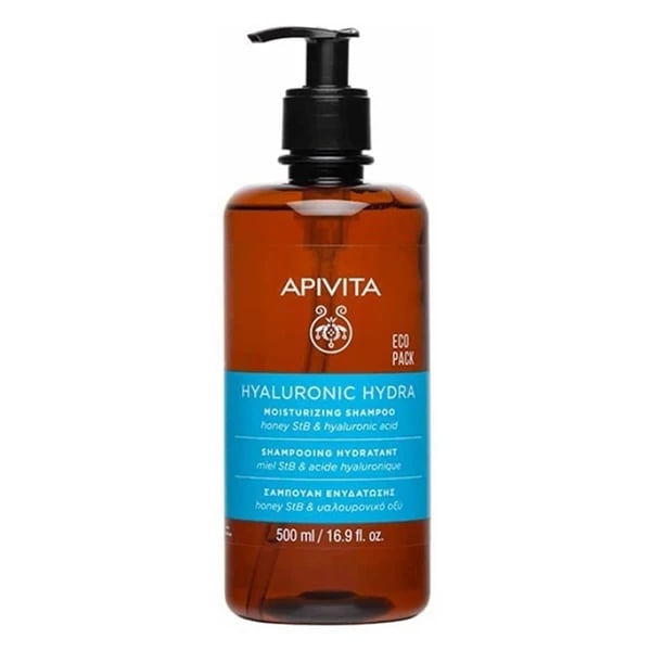 Apivita Capilar Hyalu Hidra Champô 500mL