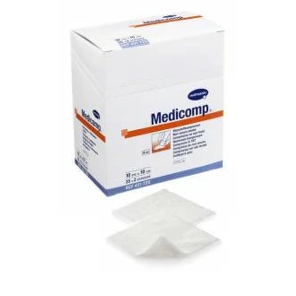Medicomp Compressas Esterilizadas 10x10 cm x 25 x 2
