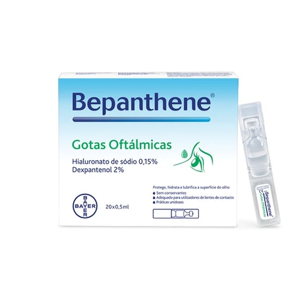 Bepanthene Gotas Oftalmicas 0,5mL 20 unidades