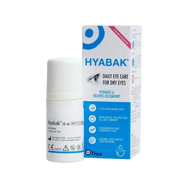 Hyabak Hipotonico Sol Lentes/Olhos 10ml