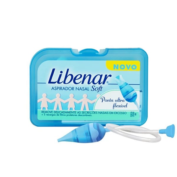 Libenar Aspirador Nasal Soft com 5 Recargas