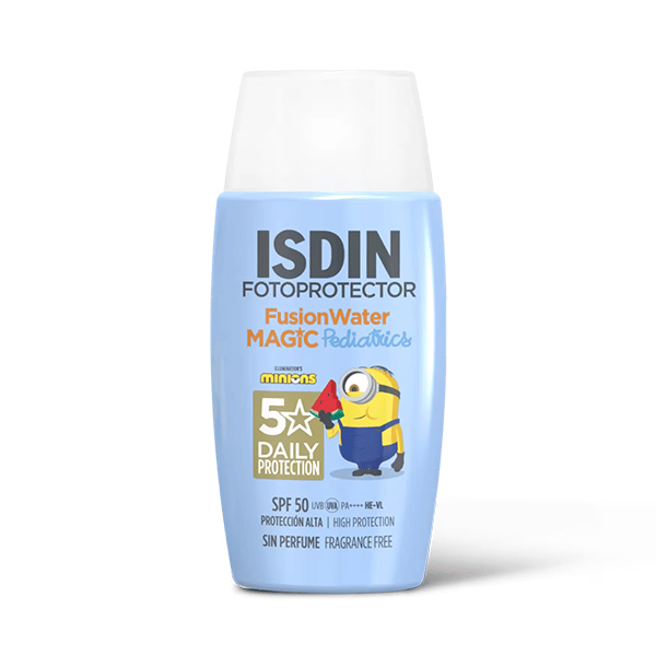 <mark>ISDIN</mark> Fotoprotector Pediatrics Fusion Water Magic SPF50 50mL - Protetor solar facial ultraligeiro, para crianças