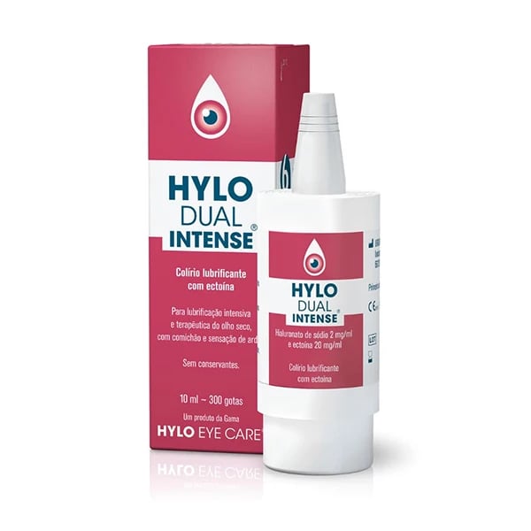 Hylo Dual Intense Colirio Lubrificante Olho Seco 10mL