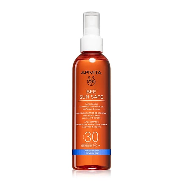 Apivita Bee Sun Safe Óleo Sublimador Bronze Corpo Spf30 200mL