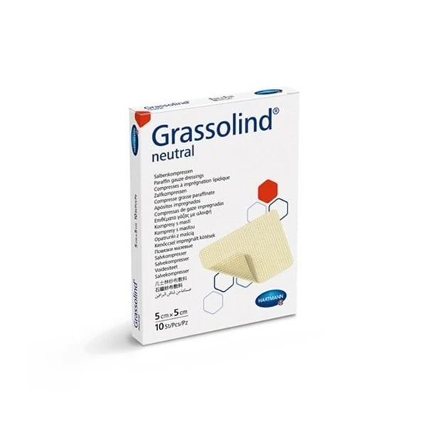 Grassolind Compressa Pomada 5 x 5cm 10 unidades