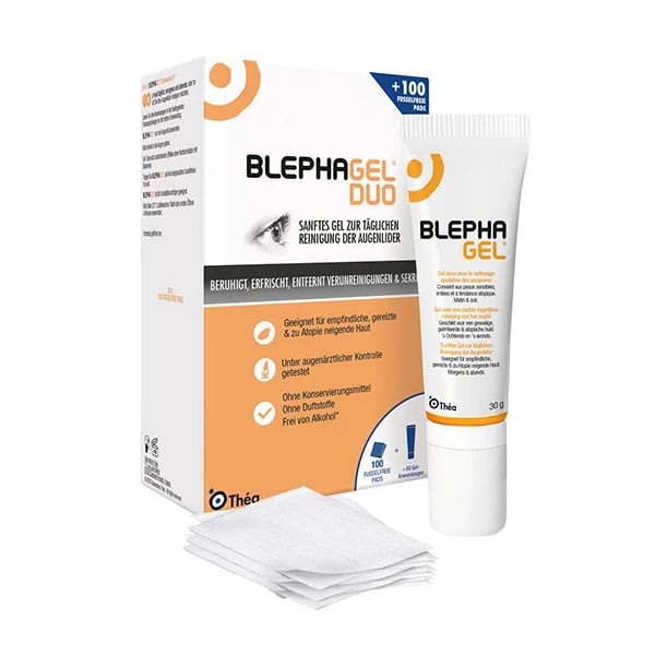 Blephagel Duo 100 Compressas + Gel Palpebras 30g