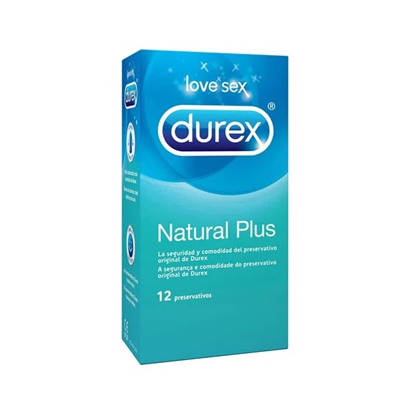 Durex Natural Plus Preservativos 12 unidades