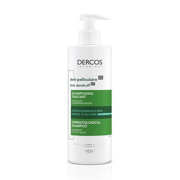 Dercos Champô Anticaspa Cabelo Oleoso 390mL