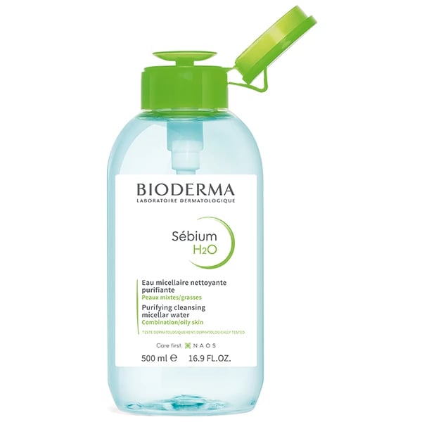 Bioderma Sebium Água Micelar H2O Pump Reverse 500mL