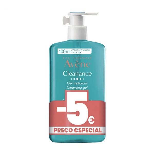 Avene Cleanance Gel Limpeza 400mL Desconto 5€