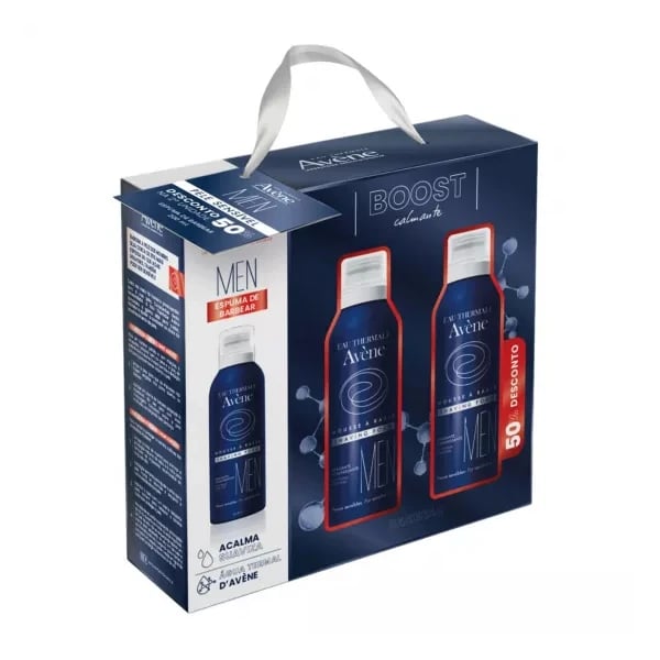 Avène Homem Espuma Barbear 2 x 200mL Desconto 50% 2ªUnidade