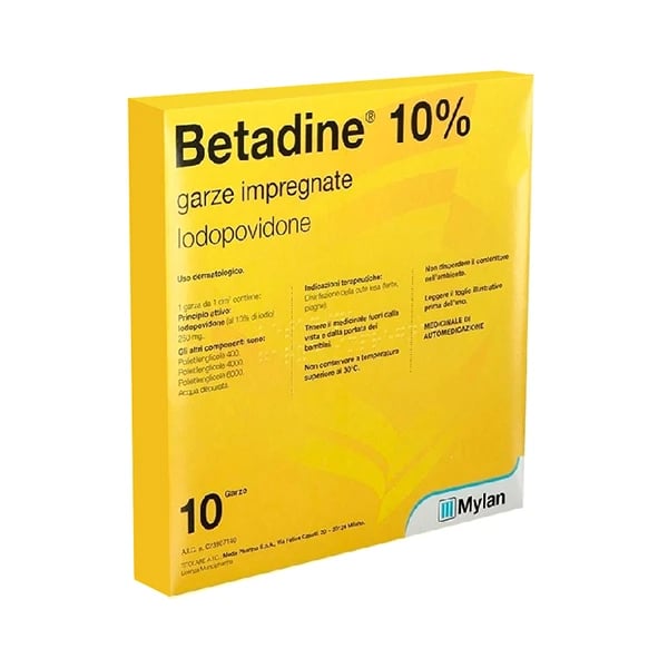 Betadine Gaze Impregnada x 10