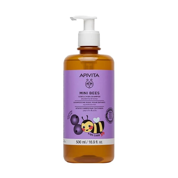Apivita Kids Champo Mirtilos/Mel 500mL