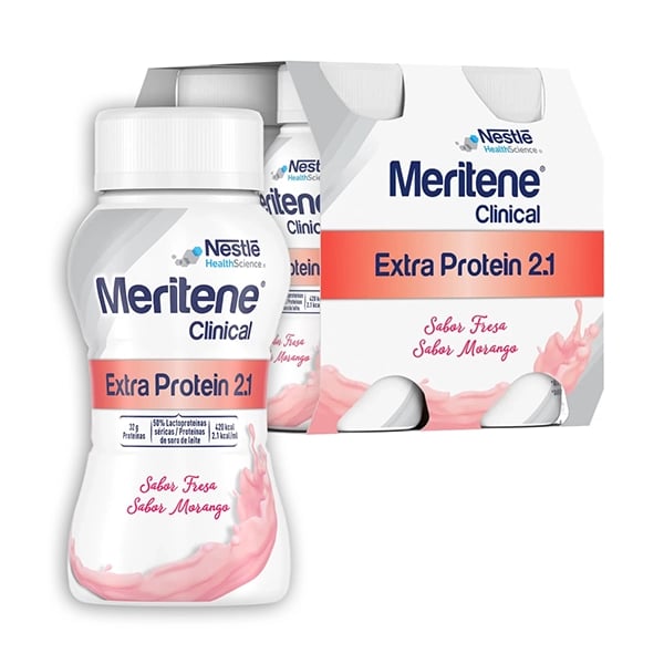 Meritene Clinical Extra Protein Morango 4 x 200mL