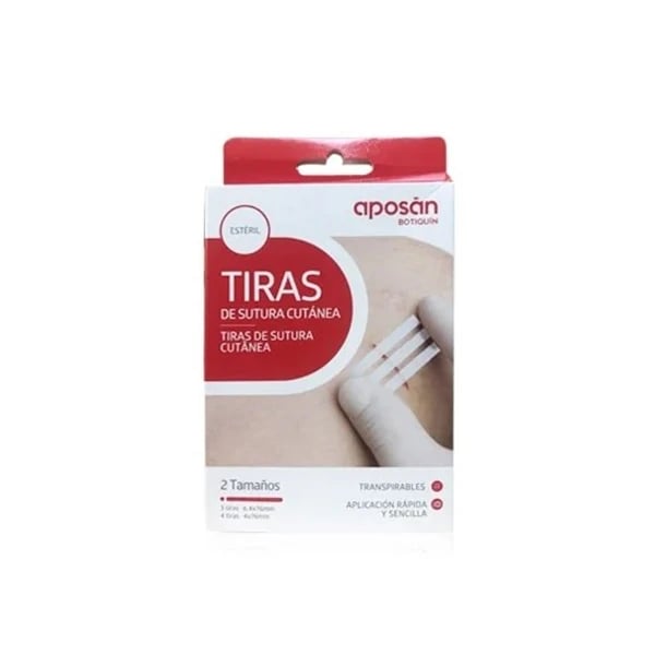 Aposan Tiras Sutura Cutânea 2 Tamanhos