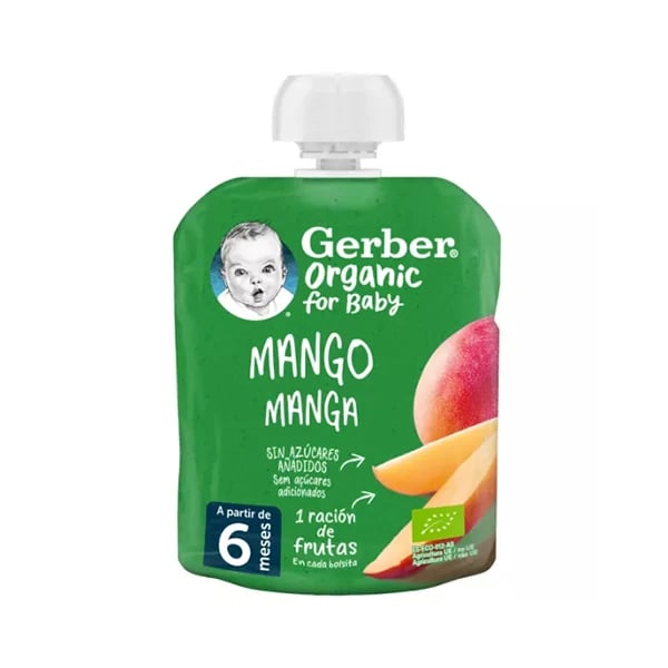 Gerber Bio Pacote Manga 90g 6M+
