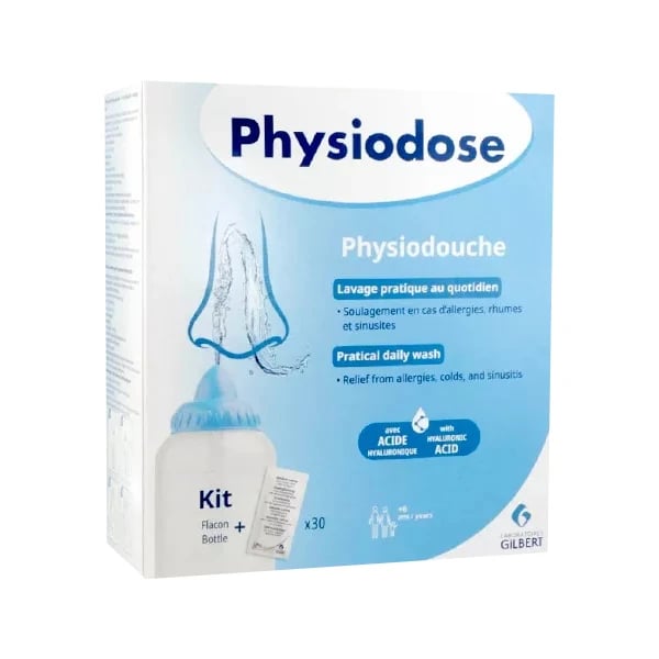 Physiodose Physiodouche Kit Irrigação Nasal
