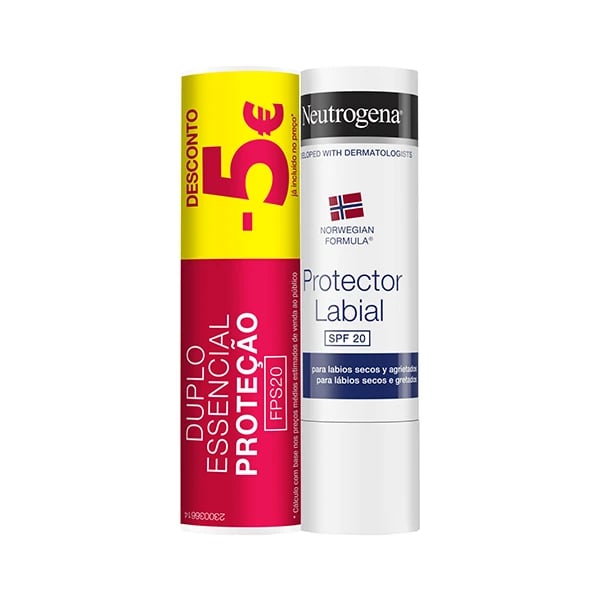 Neutrogena Lábios Stick Spf20 2 unidades