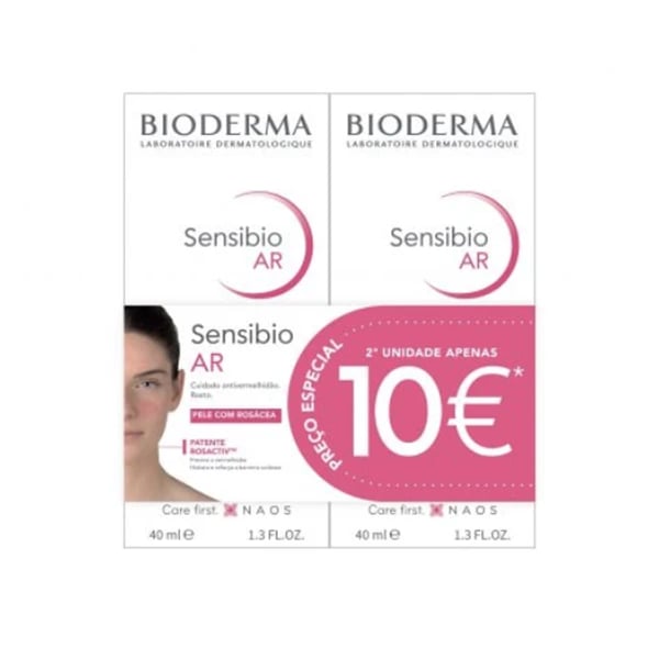Sensibio Bioderma AR Emulsão 2 x 40mL 2ª unidade apenas 10€