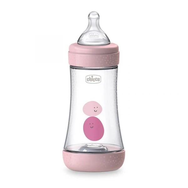 Chicco Biberão Perfect5 240mL Rosa 2m+