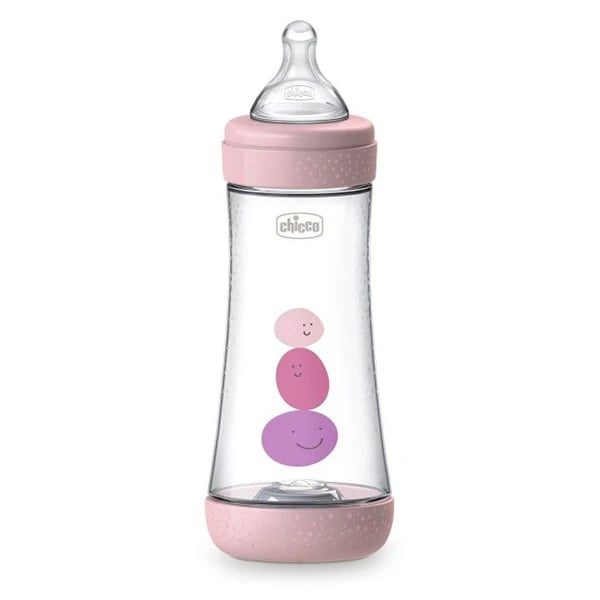 Chicco Biberão Perfect5 300mL Rosa 4m+