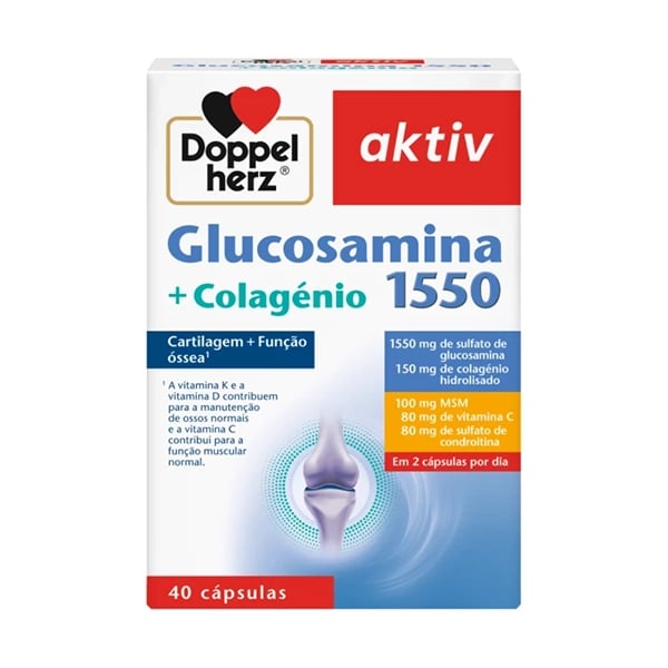 DH Doppelherz Glucosamina 1550 40 Cápsulas