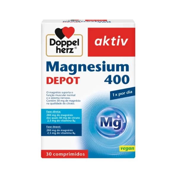 Doppelherz Magnesium 400 Depot 30 Comprimidos