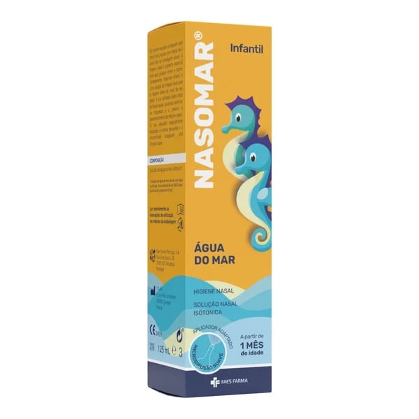 Nasomar Infantil Água do Mar Isotónica 125mL
