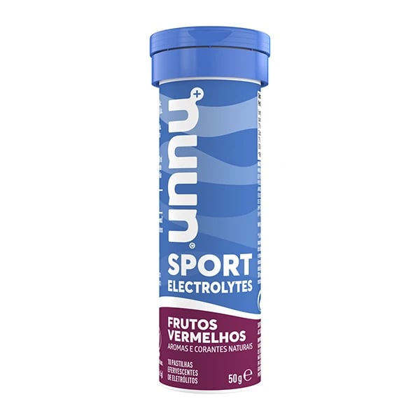 NUUN Sport Electrolytes Pastilhas Efervescentes Frutos Vermelhos 10 Unidades