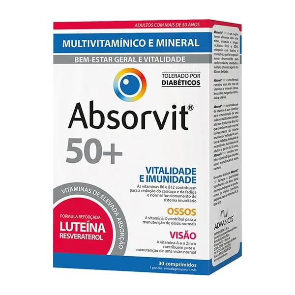 Absorvit 50+ 30 comprimidos