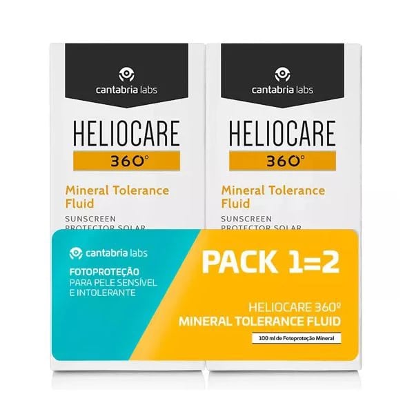 <mark>Heliocare</mark> 360 Pack Mineral Tolerance 2X50g