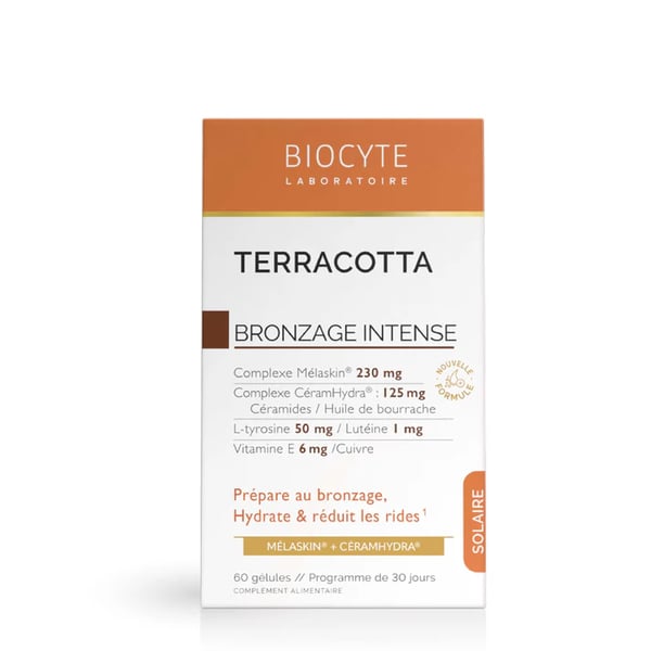 Biocyte Terracotta Bronzage Intense 60 Cápsulas