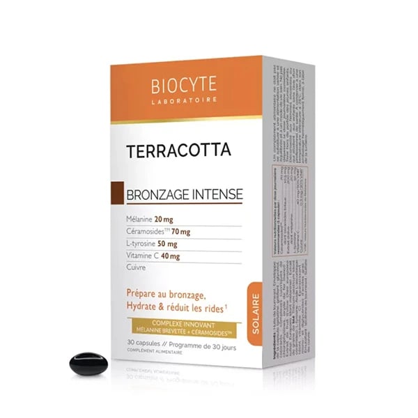 Biocyte Terracotta Bronzage Intense 30 cápsulas