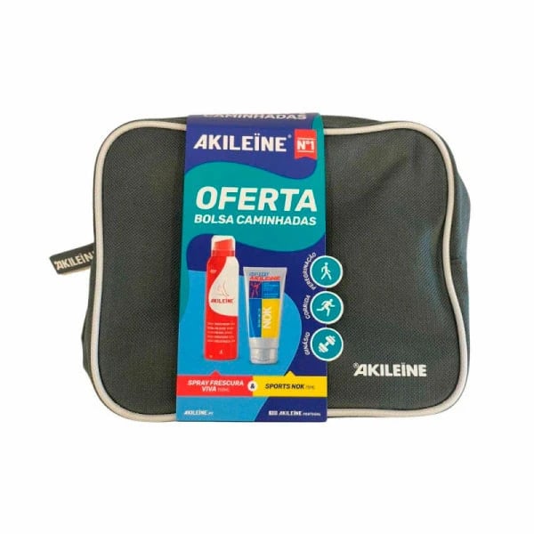 Akileine Spray Frescura Viva 150mL + Sports Nok 75mL Oferta Bolsa Caminhadas