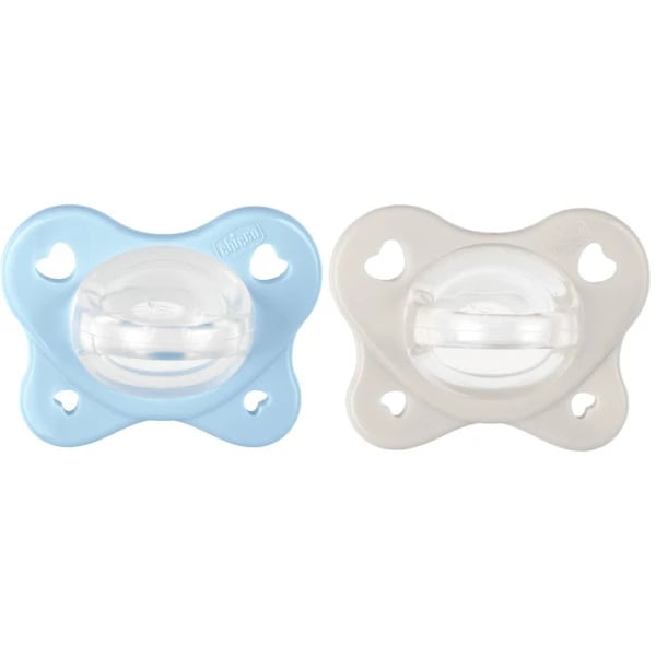 Chicco Chupeta Physio Dual Soft Azul 2-6M