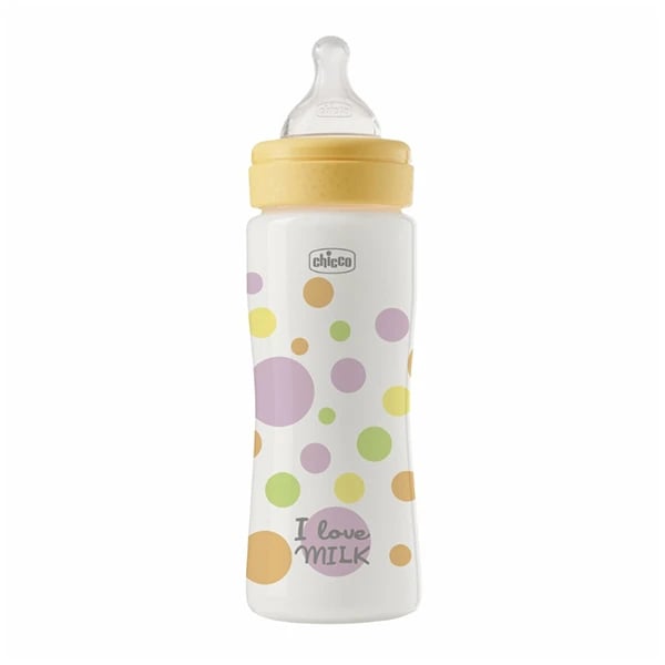 Chicco Biberão Perfect Easy Amarelo 4M+ 330mL