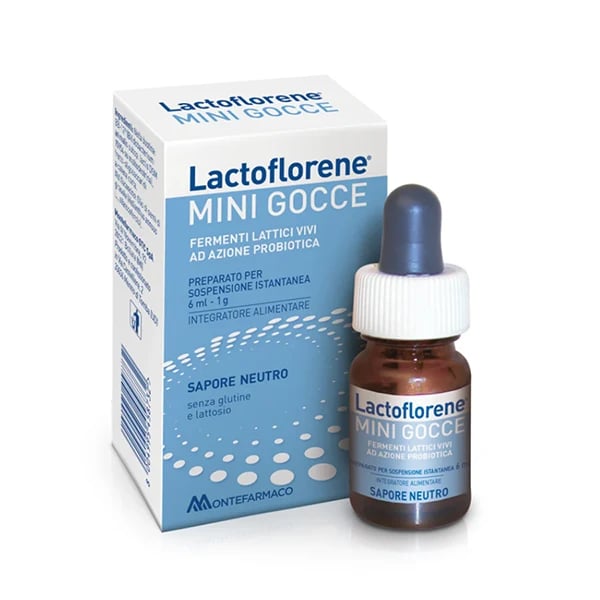 Lactoflorene Mini Gotas Neutro 6mL+1g