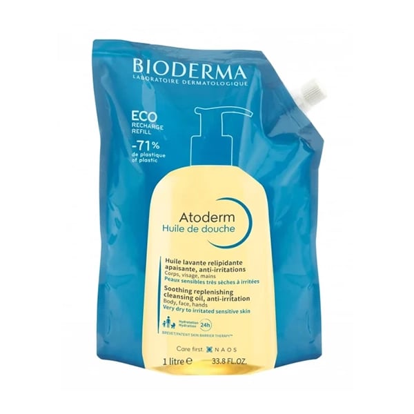 Bioderma Atoderm Óleo de Duche EcoRefill 1Litro