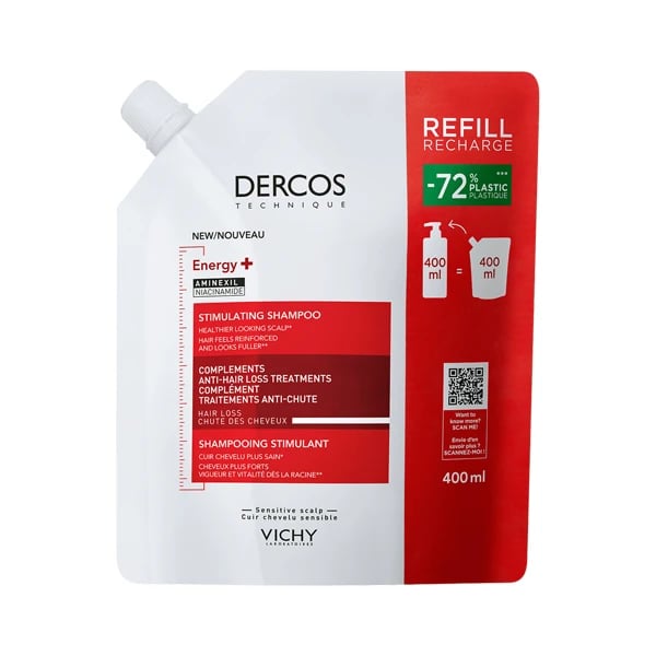 Dercos Champo Estimulante Recarga 400mL