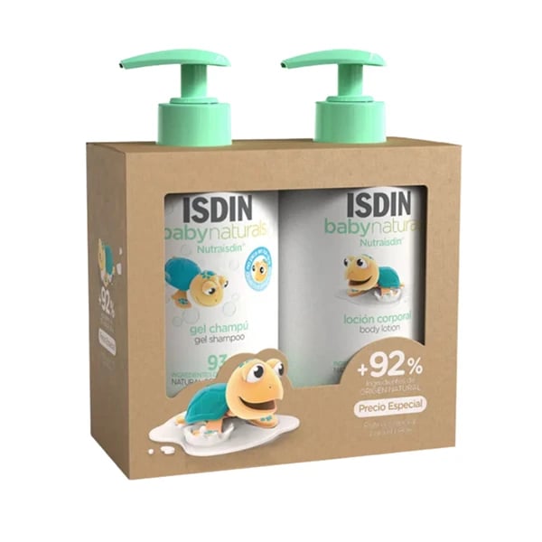ISDIN Babynaturals Gel-Shampoo + Loção Hidratante