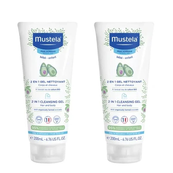 Mustela 2 em 1 Corpo/Cabelo 200mL Duo