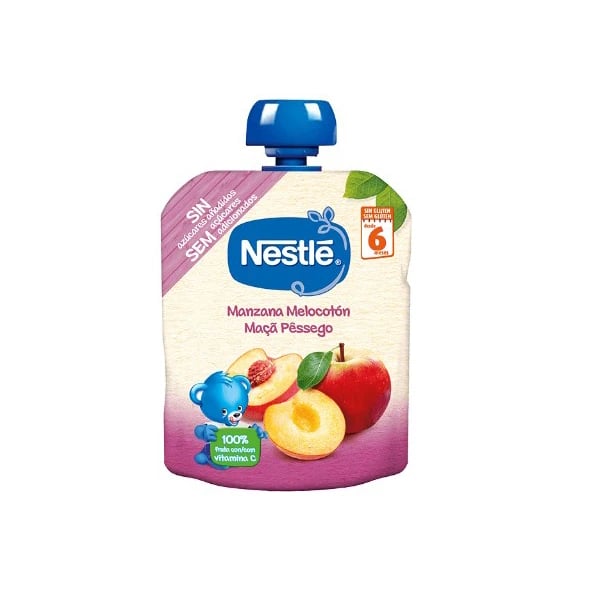 Nestlé Pacotinho Maça Pêssego Aveia 90g