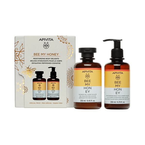 Apivita Bee My Honey Gel Banho 250mL + Leite Hidratante 200mL